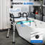 360° Swivel Sliding Shower Chair with Adjustable Height