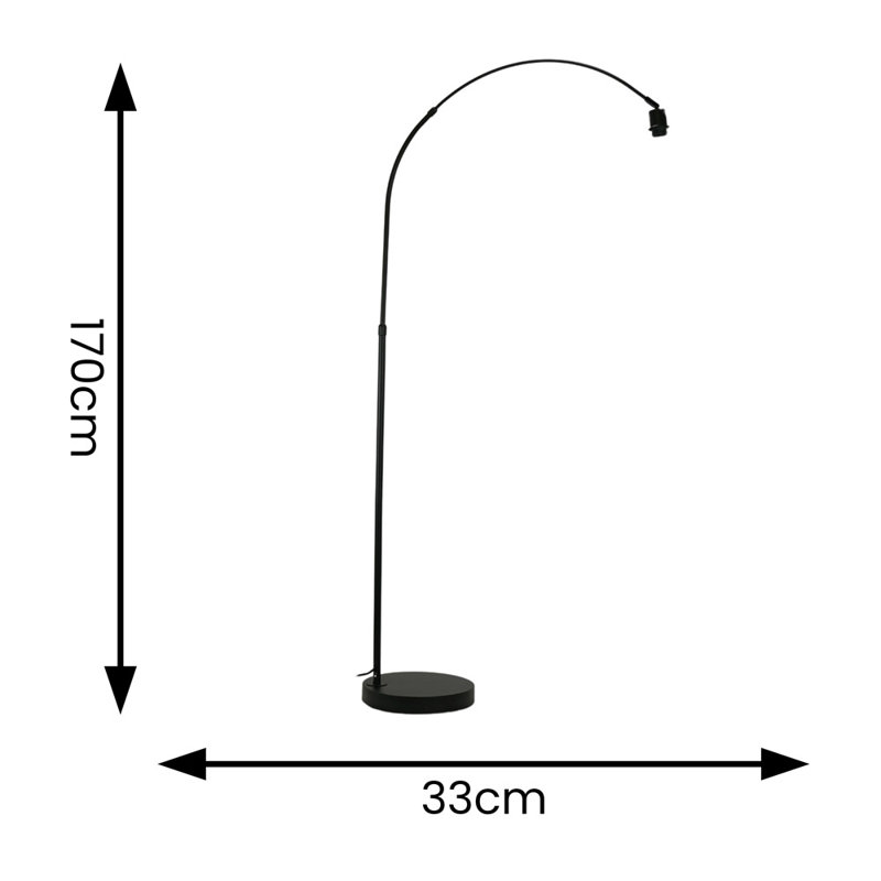 Rinnah 170cm Matte Traditional Floor Lamp
