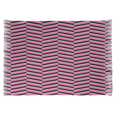 Tapis rose rayures