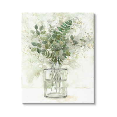 " Herb Plant Arrangement Vase " Graphic Art Print