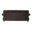 Modern Sofa Faux Leather Upholstered Nailhead Sofa And Loveseat Set