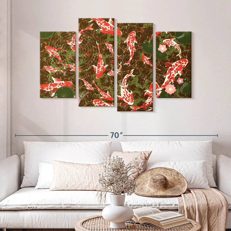 Motif d'étang Brampt Koi