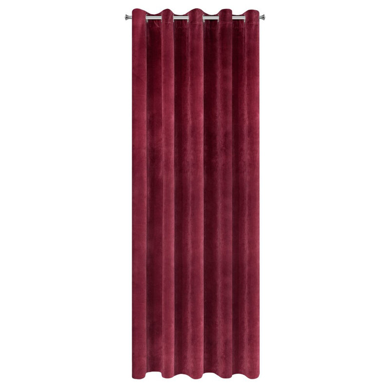 Staunton 100% Polyester Blackout Curtain Single Panel