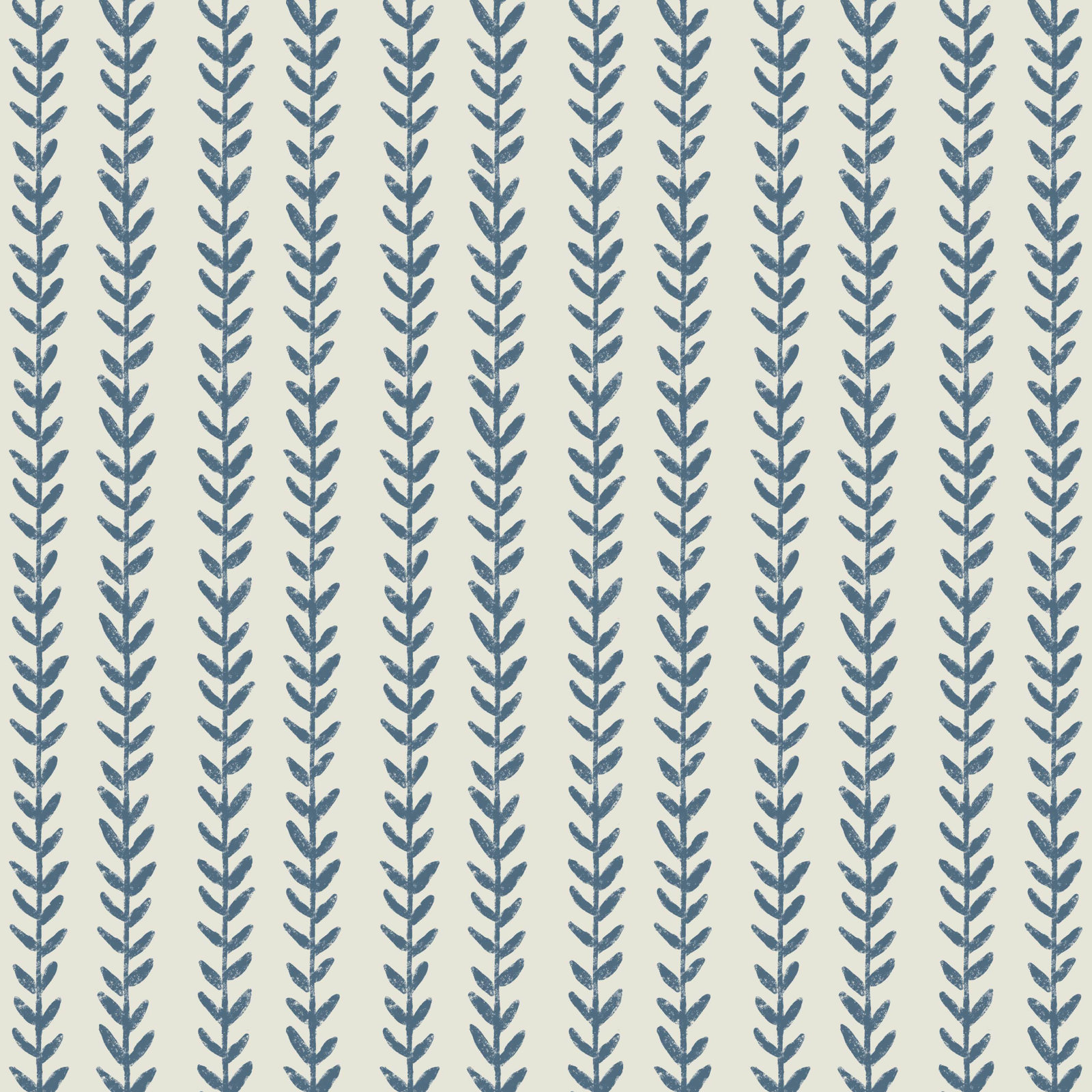 Bessinger Headboard, Twin, Vine Stripe Dusty Blue