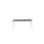 Doney Rectangular Glass Outdoor Coffee Table - 120 cm W 70 cm D