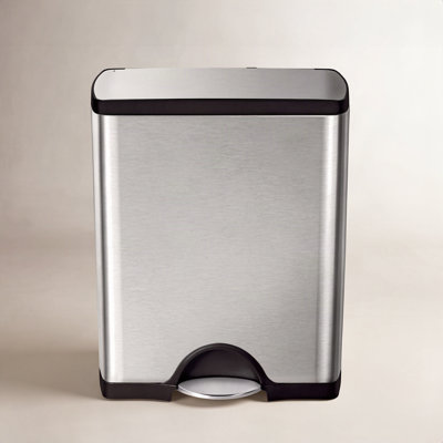 simplehuman 13gal Rectangular Step-On Can