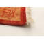 Tapis de couloir en laine noué à la main de conception unique noué à la main new age de style persan 18/20 orange 2 pi 6 po x 14 pi tapis décoratif