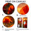 Décoration murale coquelicots rouges avec coucher de soleil II - Coquelicots floraux-932726336-932726345-932726359