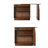 40.94"Retro Solid Wood Telescopic Bar Table