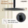 3 Functions 12 Inch Ceiling Mounted Thermostatic Shower System with 6 Body Jets