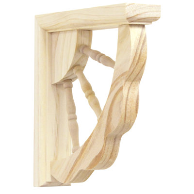 7'' H x 7'' W D Wood Bracket / Corbel
