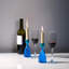 Ensemble de 2 porte-bougies Blue Twizzle Twist Taper