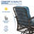 Kaycey 3 Piece Outdoor Rattan Swivel and Glider Seating Group with Cushions-637039897