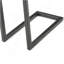 Skyler - Table d'appoint en C - Brun cognac foncé