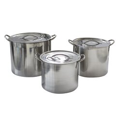  22.2Qt Commercial Grade Large Stock Pot Stainless