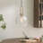 Hageman 1 - Light Single Pendant Light With Clear Glass Globe-1274305513
