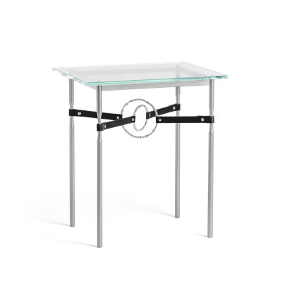 Equus Glass Top Side Table