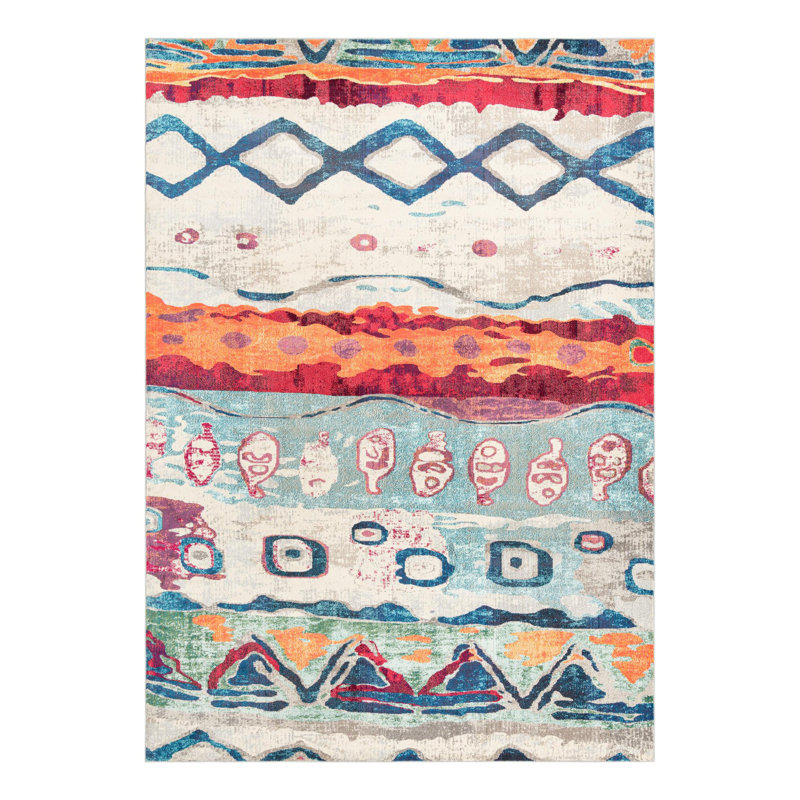 Washable Indoor Rug, Rectangle 9'10" x 14'1"