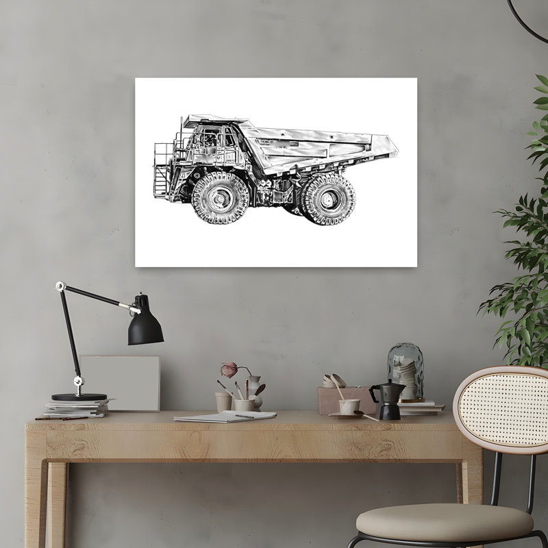 Reproduction d'art mural industriel, H 16 po x l 24 po