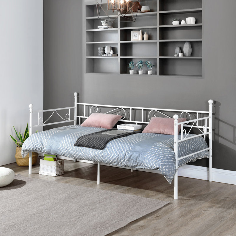 Metal Daybed, White