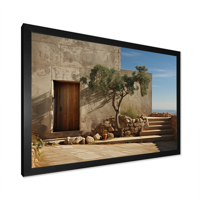 Monuments, minimalisme, photographie de paysage sur toile, H 12 po x l 20 po x P 1 po, Cadre simple noir
