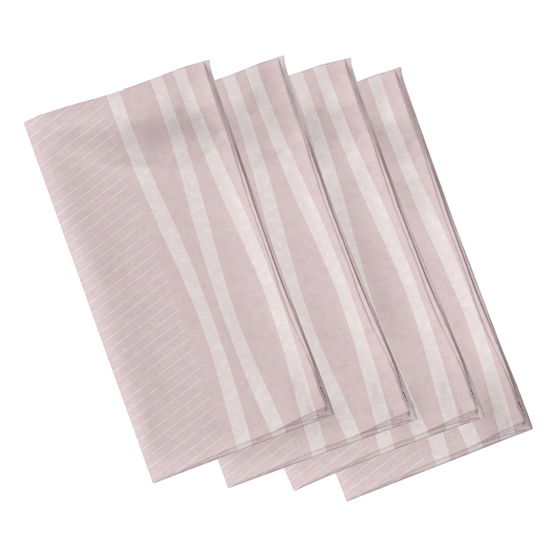 Ensemble de serviettes 4 pièces Josefa, Rose pâle