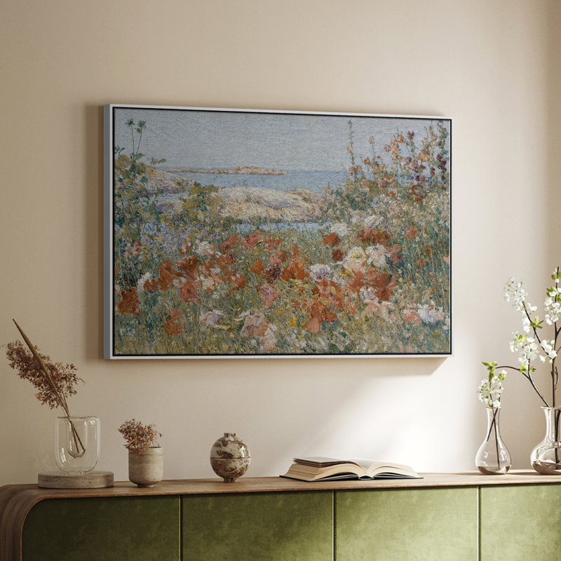 Reproduction botanique rétro - Toile tendue avec châssis encadré Cxxvii, Blanc, H 17 po x l 25 po