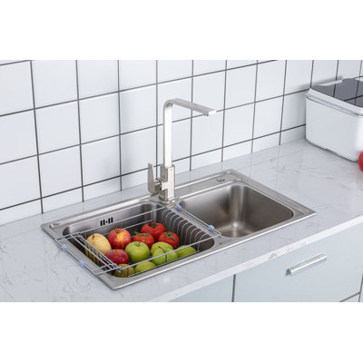 Adjustable Stainless Steel Dish Rack