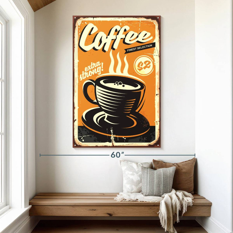 Yarlin Coffee Finest Selection, 51" H x 34" W