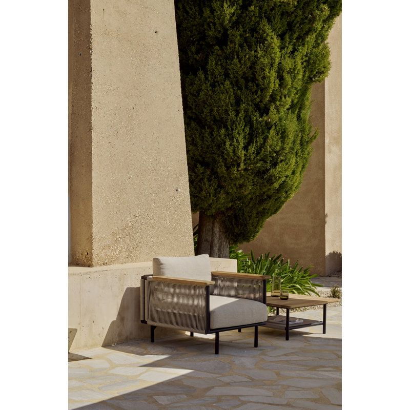Corbey Outdoor Lounge Chair, Beige