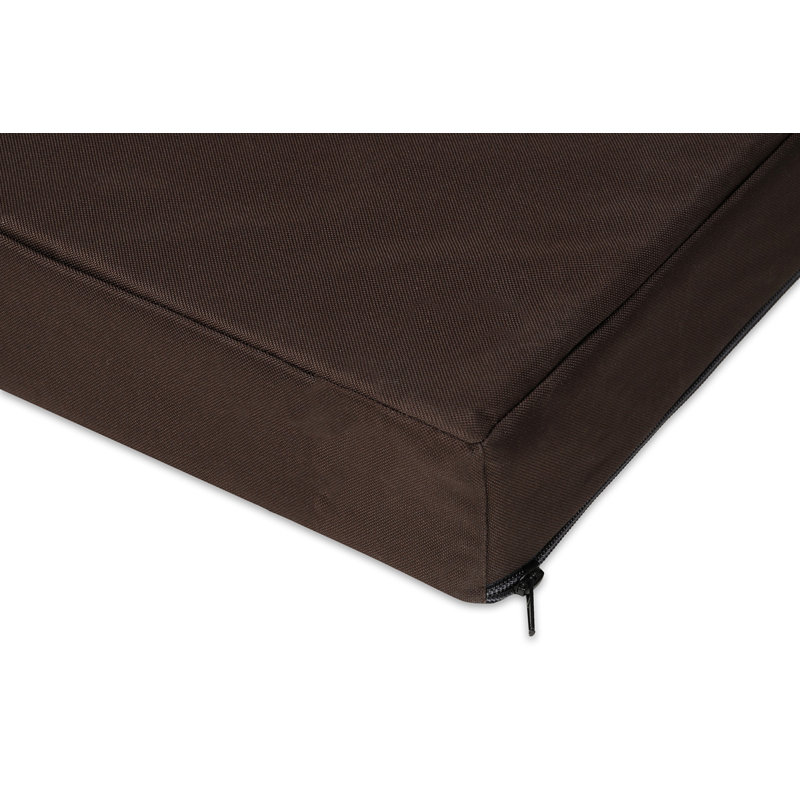 Trevin Orthopedic Codura Pet Bed, Brown, 9cm H x 122cm W x 76cm D, Double Extra Large