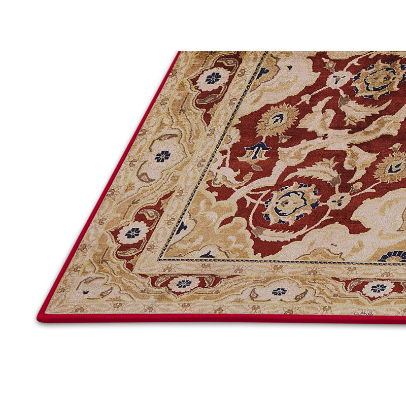 Tapis oriental rouge / beige Garig, Rectangle 6 pi x 9 pi