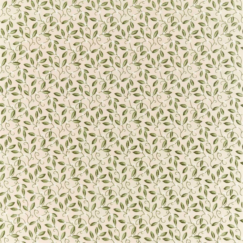 Mistletoe Embroidery Fabric, Artichoke