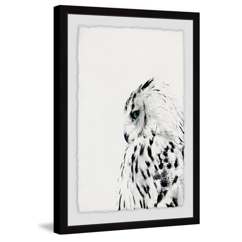 «Steely Gaze» par Maria Giovanni - impression encadrée, H 18 po x l 12 po x P 1,5 po
