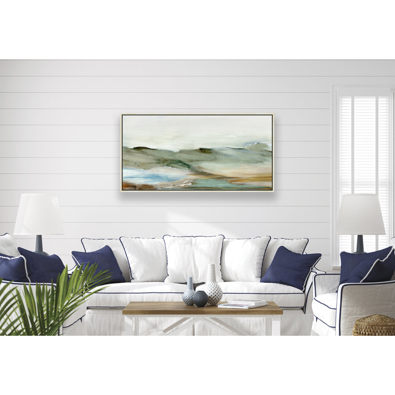 Salt & Silence, Tan, 26" H x 50" W