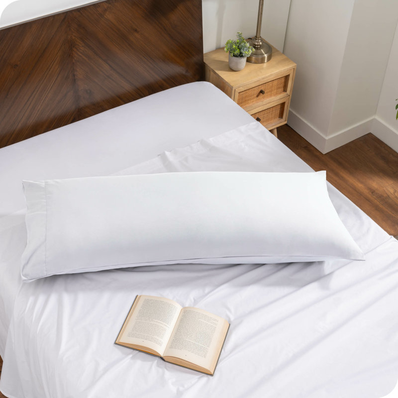 Fermeture de l'enveloppe du coussin en microfibre, Blanc