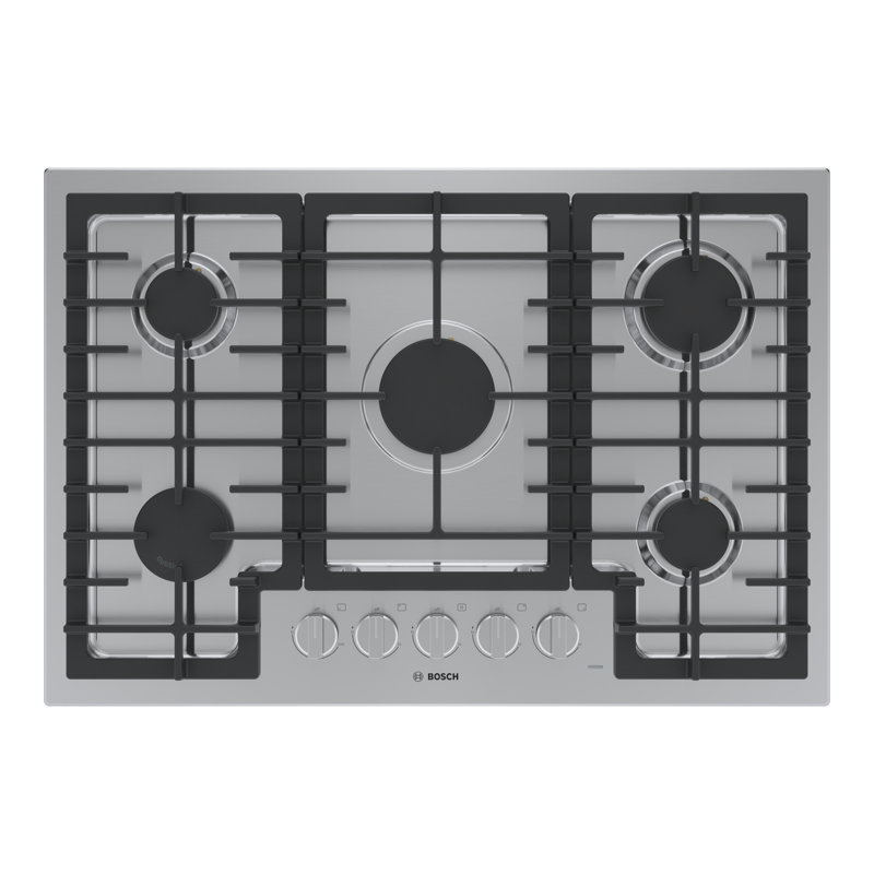 500 Series,30' Gas Cooktop,5 Burner,SS