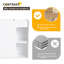 Ensemble de meuble-lavabo 28 po, meuble-lavabo mural simple avec comptoir de lavabo en céramique, meuble-lavabo flottant avec 1 porte et tablette-827477534-827477529