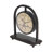 Rustic Analog Metal Tabletop Clock in Brown/Beige/Blue/White