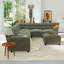 Canapé modulaire rembourré avec repose-pieds Dona-105785938
