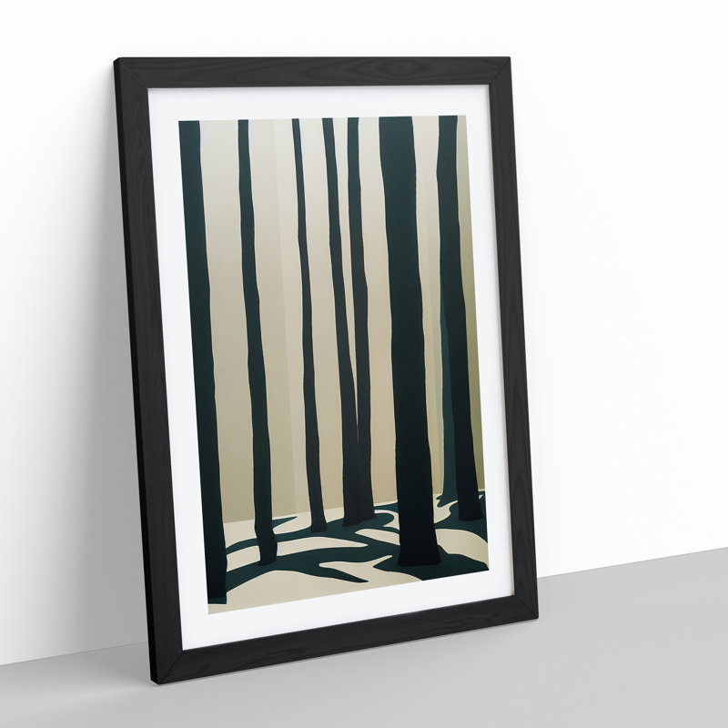 Eerie Forest No.2 - Wall Art, Black Framed, 46cm H x 34cm W x 2cm D