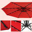 Piqua 300cm Lighted Market Parasol-240736460