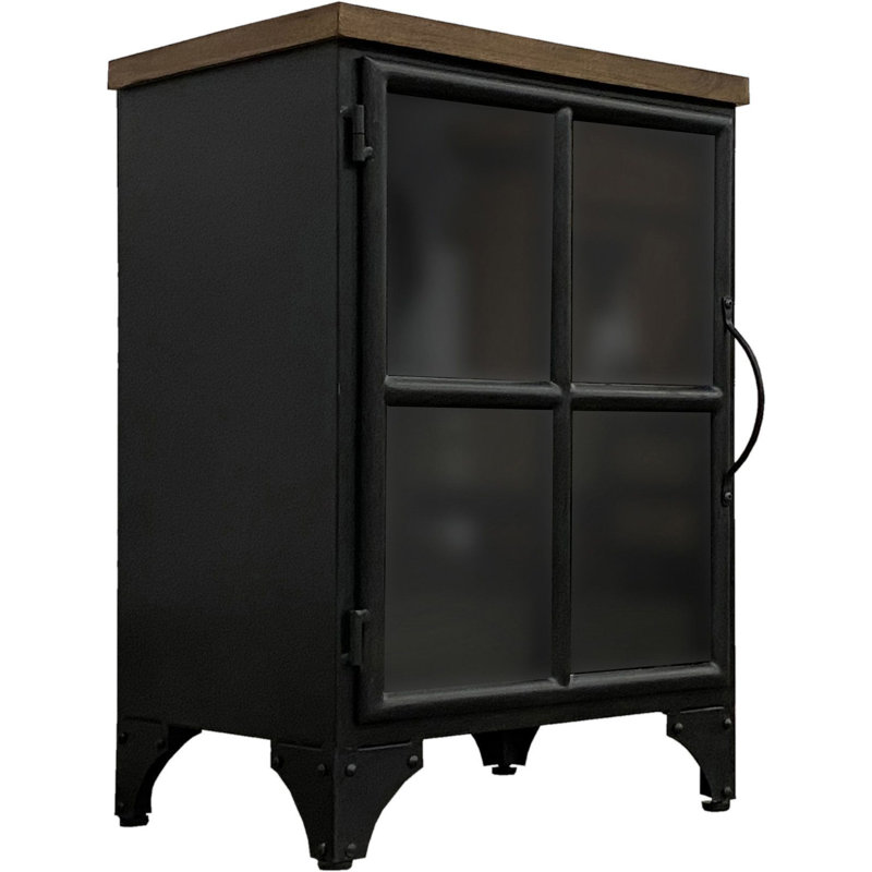 22'' W Metal Nightstand