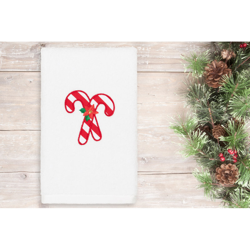 Serviette de toilette Christmas, Blanc