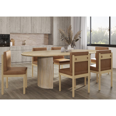 Kebba 92.5" Oval Dining Table