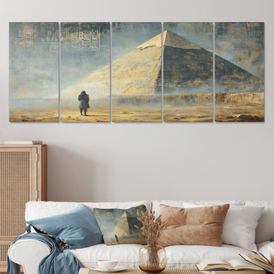 Egypt Great Ancient Giza Pyramid - Egypt Wall Art Print Set