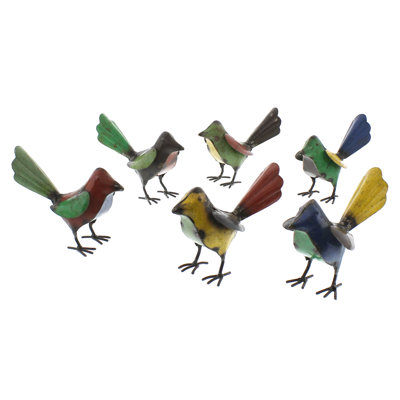Figurine Staten en métal récupéré - couleurs variées