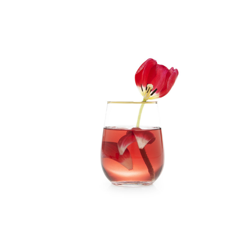 Gold 470ml Drinking Glass Set