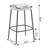 Jillissa Upholstered Counter Stool with Metal Frame
