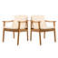 Ensemble de 2 chaises de salle à manger d'extérieur
